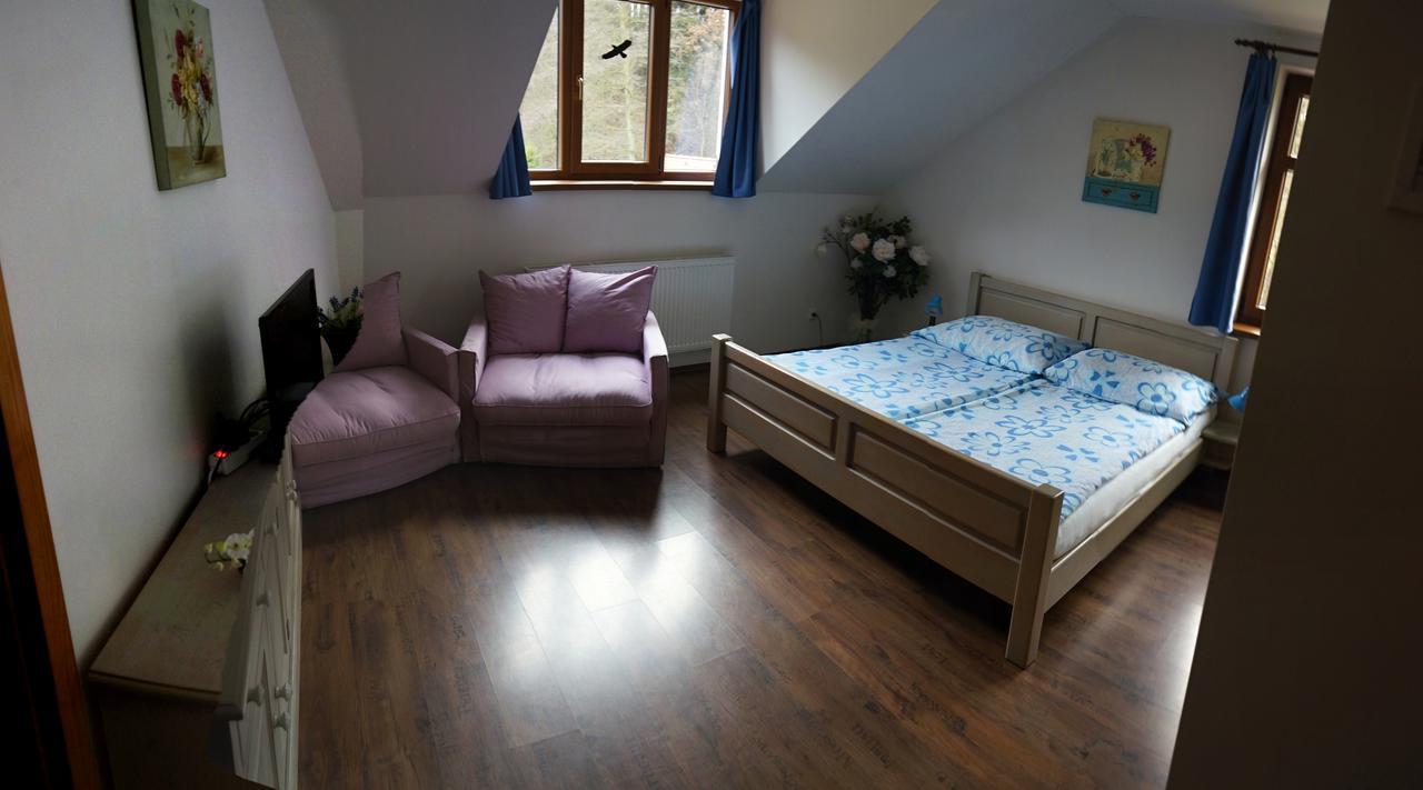 Farma Ztracenka Hotel Porici nad Sazavou ภายนอก รูปภาพ